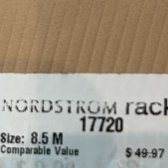 Nordstrom Rack NWT Tan Woven Platform Wedge Sandals. - Picture 6 of 6